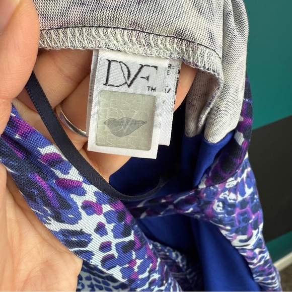 Diane Von Furstenberg Blue and Purple Long Sleeve Dress - Picture 8 of 15